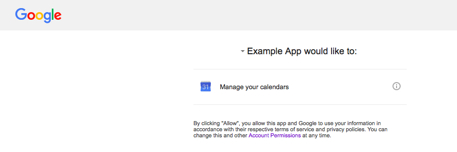 Screenshot: Google consent screen